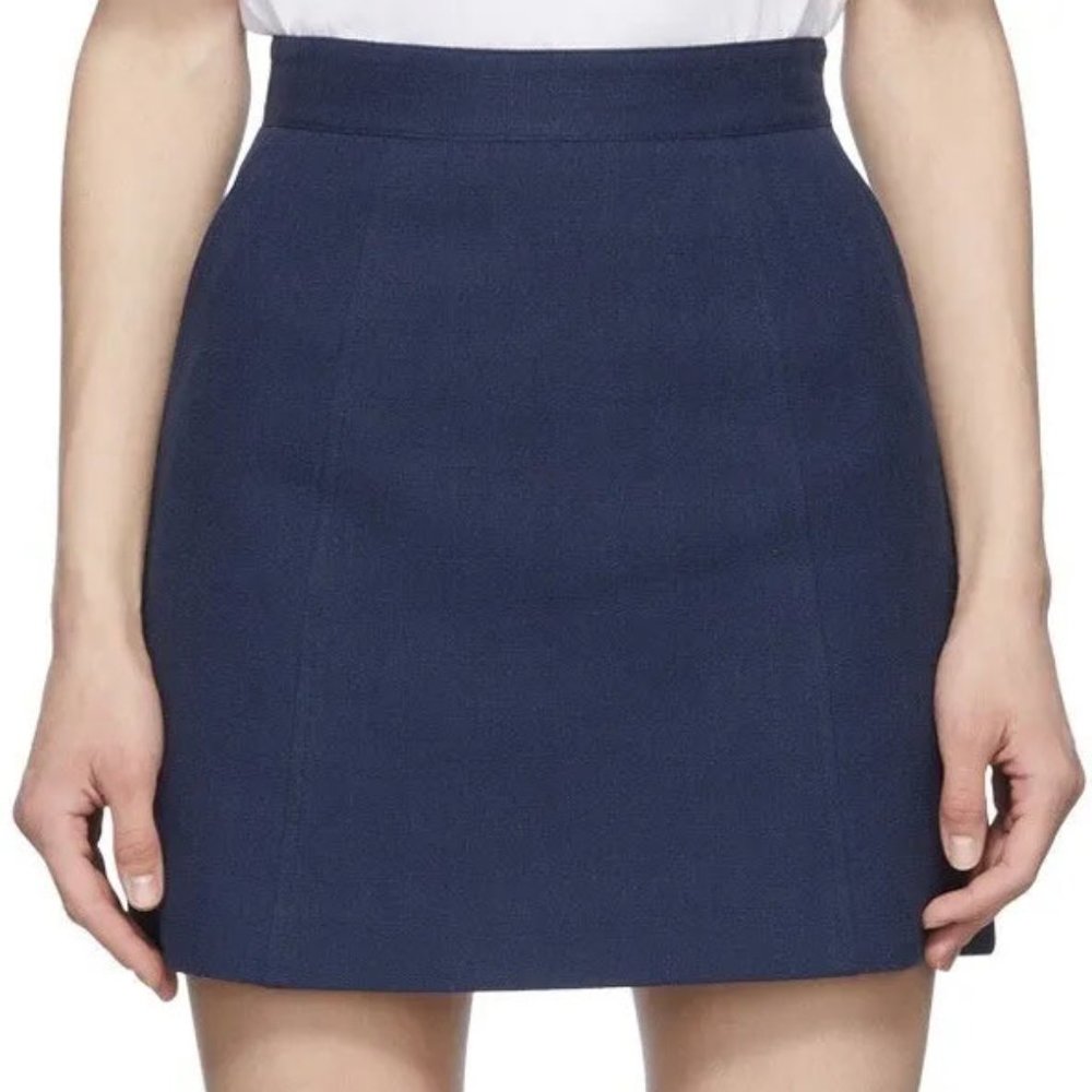 H&M Navy Blue Mini Skirt Size 10